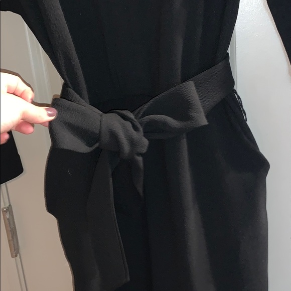 Black thicker material fancy jumpsuit - Picture 3 of 5